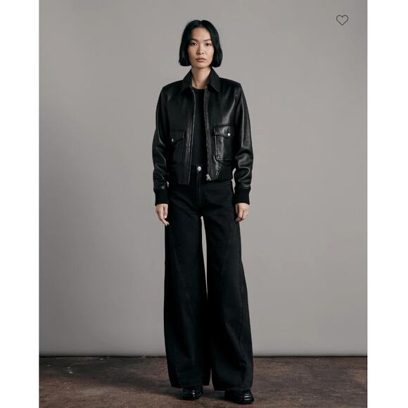 Rag & Bone Sofie Splice High-Rise Jeans 23 NEW